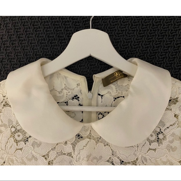 COPY - Designer white Lace dress - Picture 4 of 6